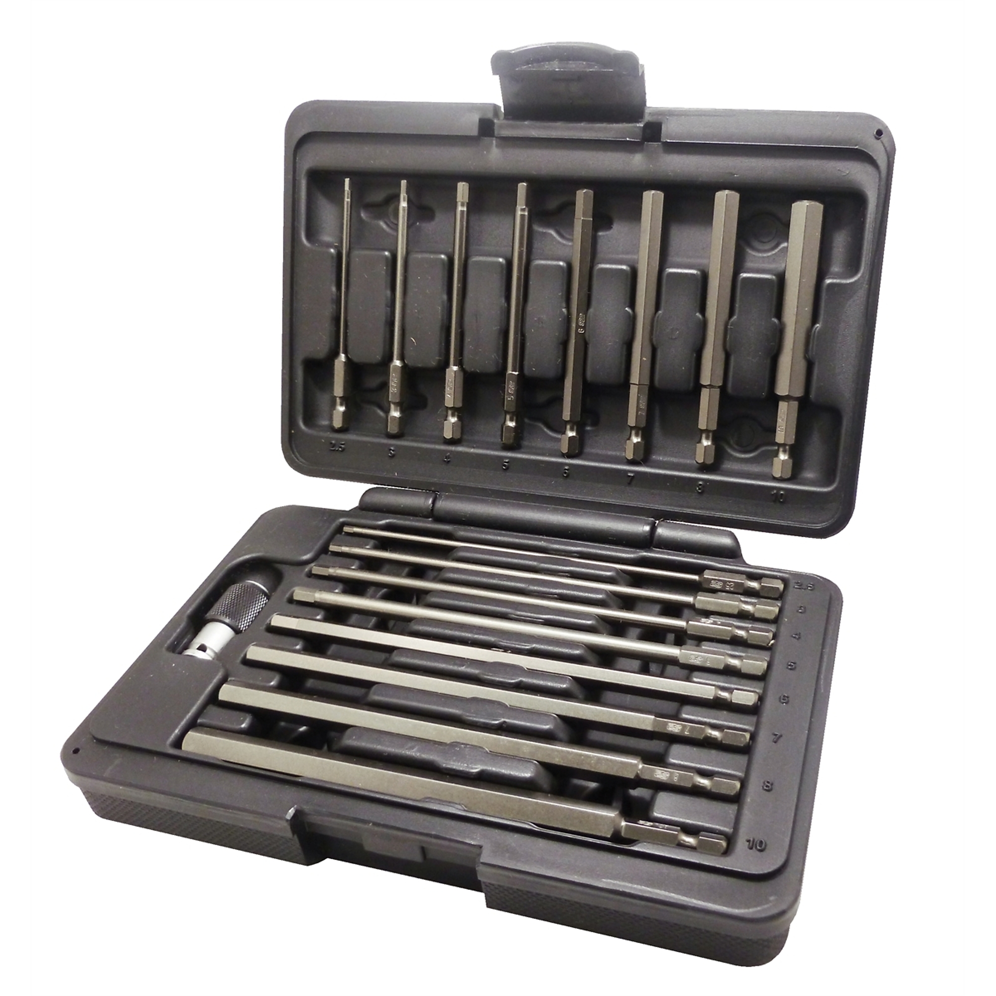 Power Drive Metric Impact Driver Set — 18-Pc., 2.5mm to 10mm, Model# VIMPDM100
